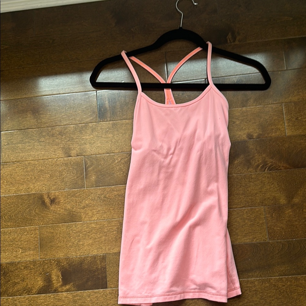 Lululemon Athletica Pink Fitted Sleeveless Camisole